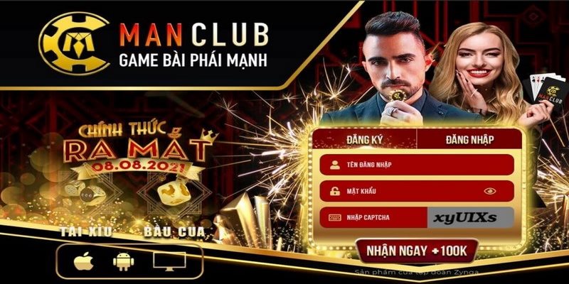 Ra mắt cổng game Manclub uy tín, chất lượng 